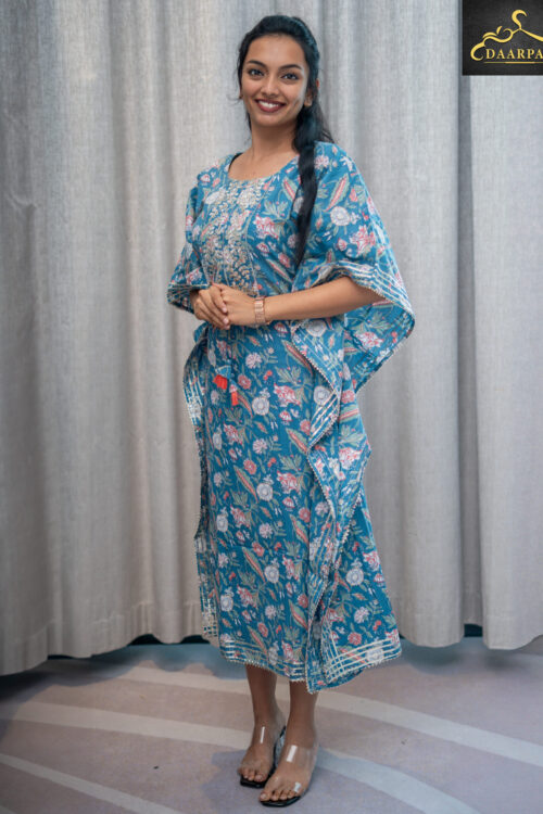 Kaftan-Inspired Midi Dress