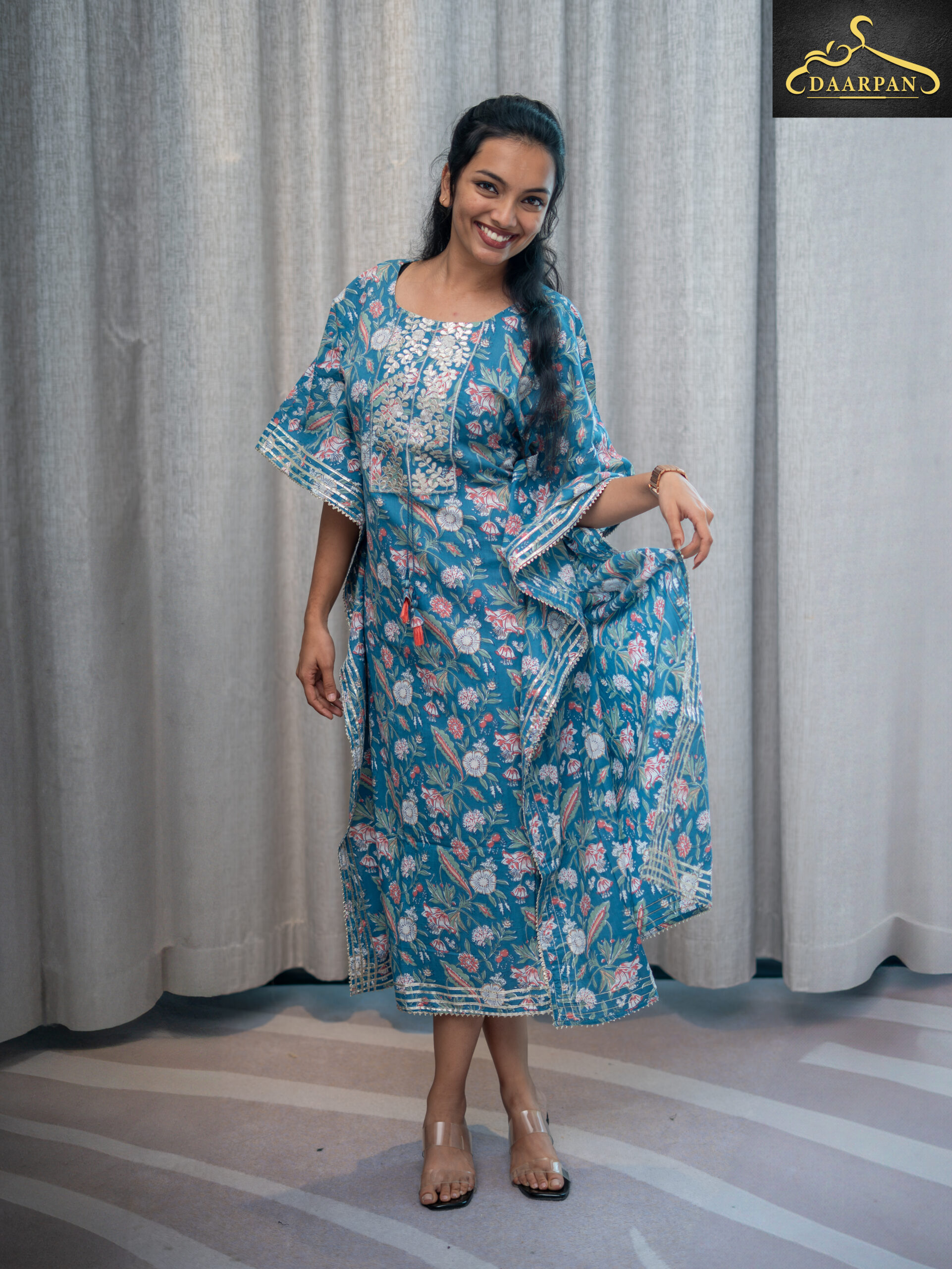 Kaftan-Inspired Midi Dress - Image 7