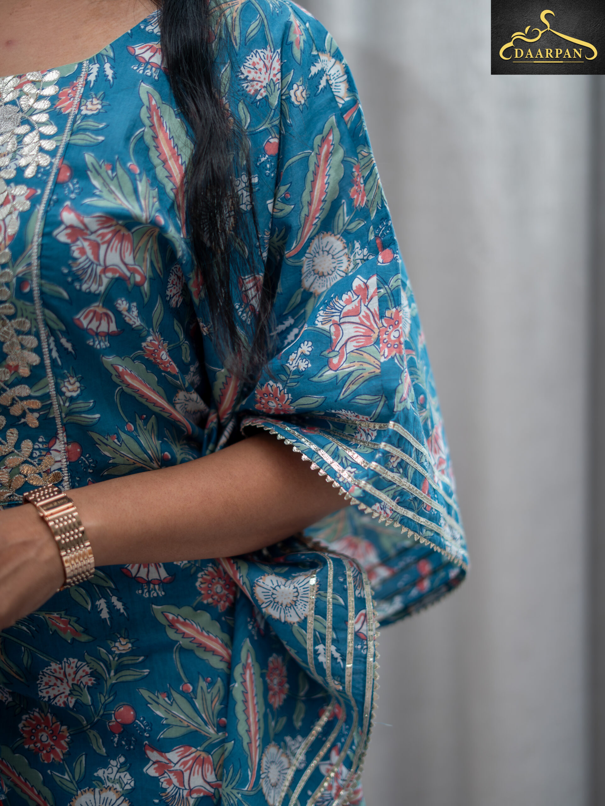 Kaftan-Inspired Midi Dress - Image 4